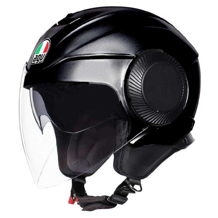 ПРОМОЦИЯ Скутер каска за мотор AGV ORBYT XS 53-54, вградени очила,NEW