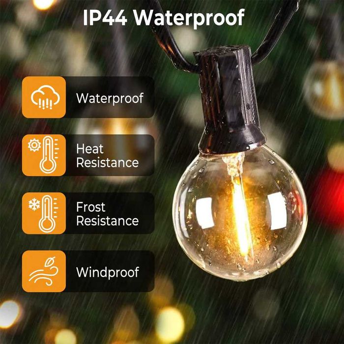 LED Гирлянди за градина 15м 20м 30м 45м