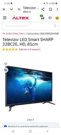 Televizor TV Smart Sharp Aquos 32BC2E 81 cm