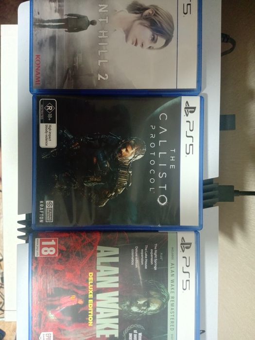 Alan wake 2, silent hill 2, calisto protocol игры ps 5