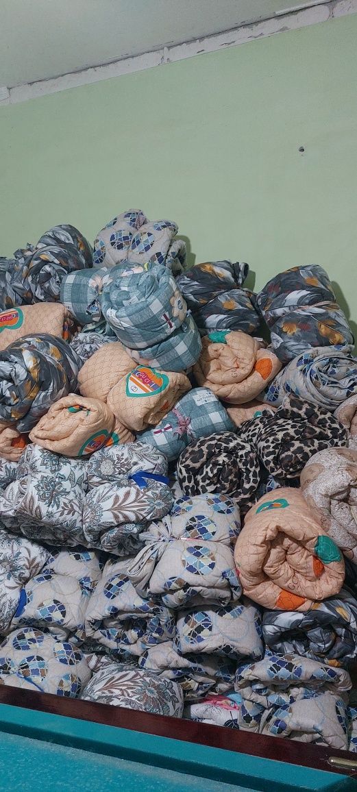 Одеяло бамбуковое из эко синтепона / Korpa bambukli eko sintepondan