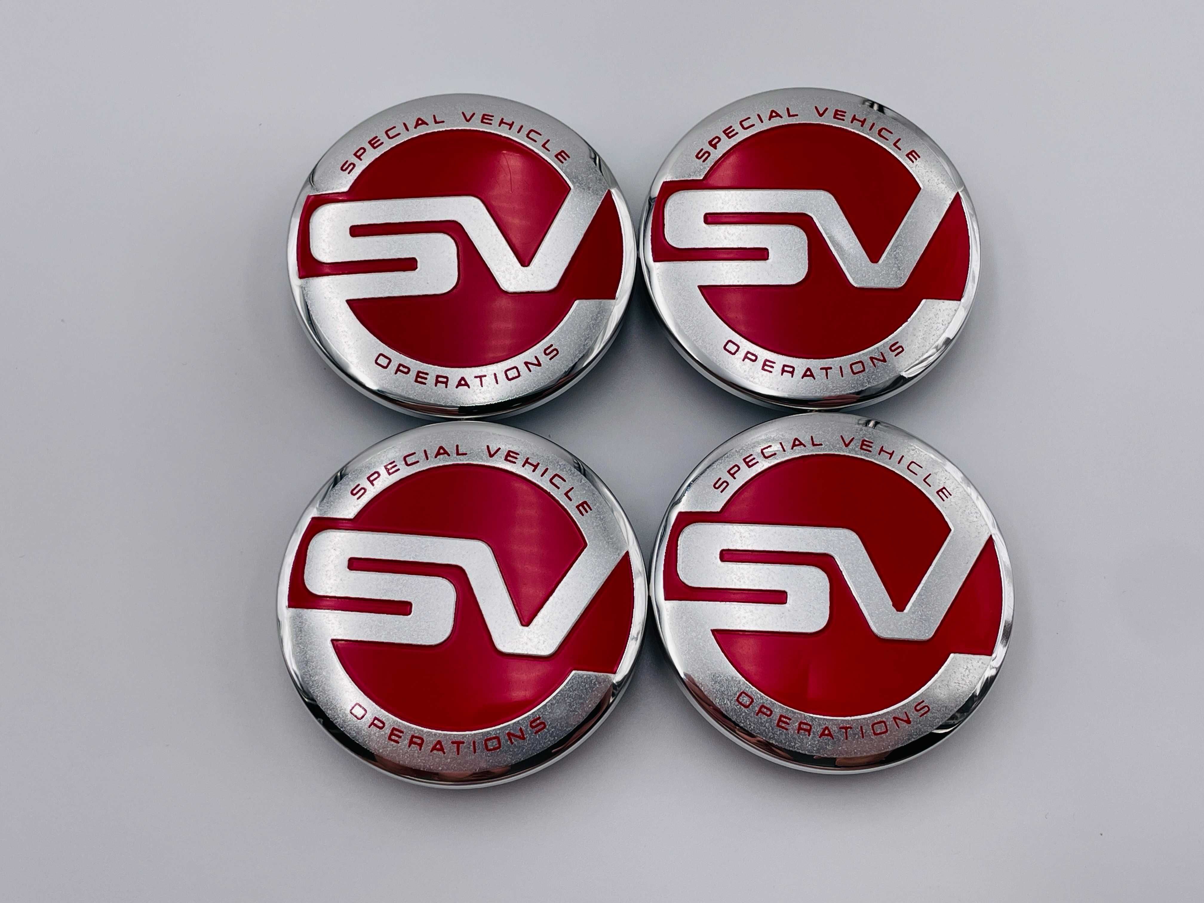 Set Capace janta compatibil Range Rover/Land Rover SV rosu