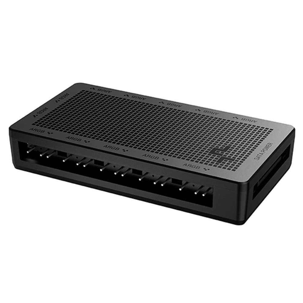 DeepCool SC700 A-RGB Fan Hub, 12 port 5V 3pin ventilator,AuraSync