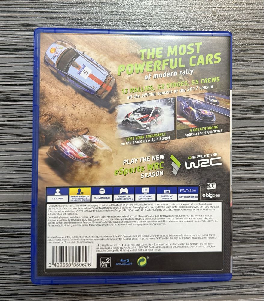 WSC 7 игра за PS4