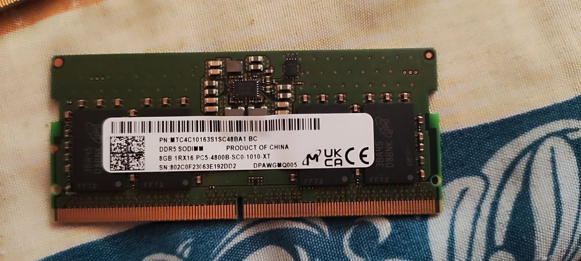 Оперативная память DDR5 на ноутбук
