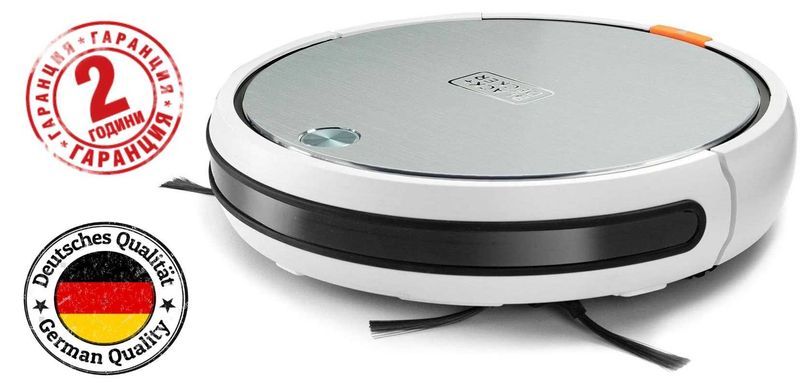 ПРОМО 2г Гаранция Нова Прахосмукачка Робот с Моп Black+Decker BXRV500E