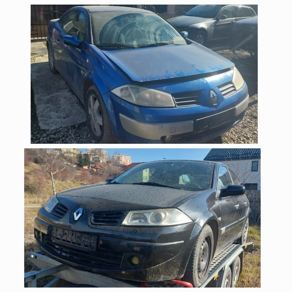 Dezmembrez/ Dezmembrari Renault Megane 2 cabrio berlina 1.9-1.616v-2.0