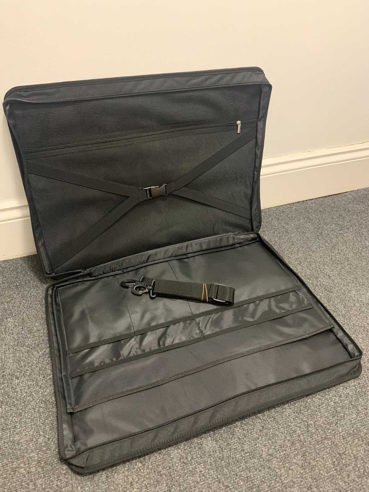 Водоустойчива чанта за съхранение A3 Light Box, черна 60×45×8 cm