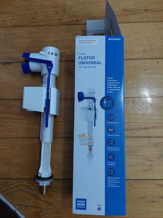 Flotor Geberit supapa de umplere tip 340 niplu alama 3/8