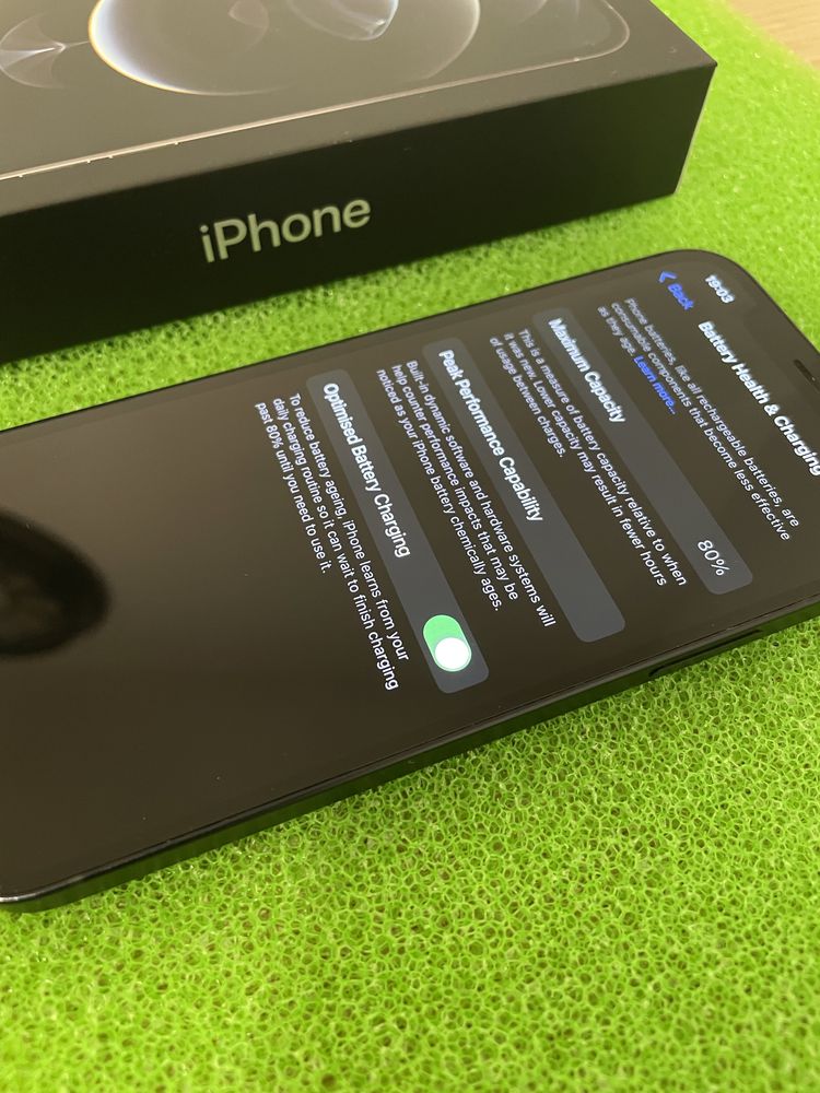 Apple Iphone 12 Black 128gb 550лв Айфон черен