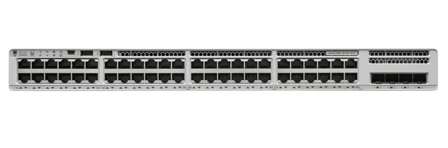 Cisco C9200L-48P-4G-E Коммутатор L3 Catalyst 9200L 48-port PoE+4x1G NE
