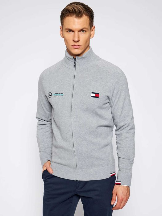 Tommy Hilfiger x AMG Mercedes - Оригинална мъжка жилетка с цип р-р S-M