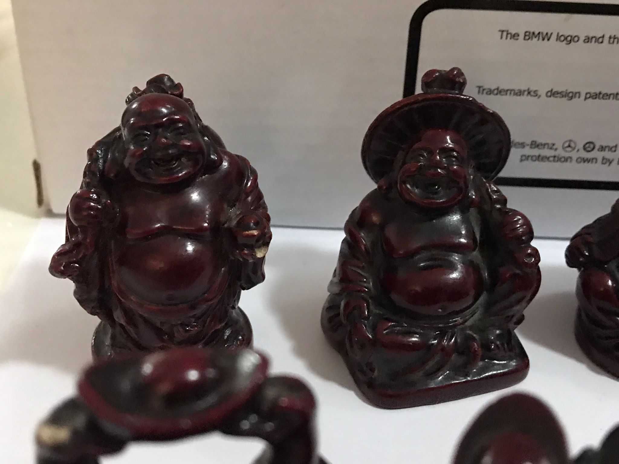 Set 12 mini-statuete Buddha vesel