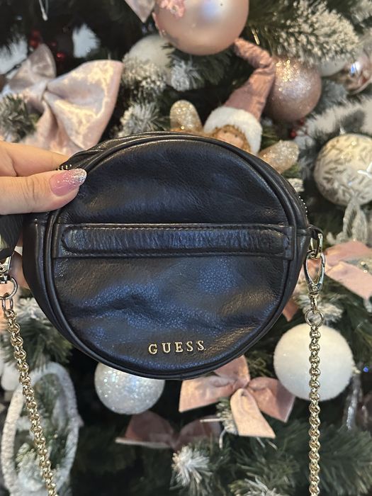 Geanta cu 2 fete guess din piele( tommy armani polo musette)