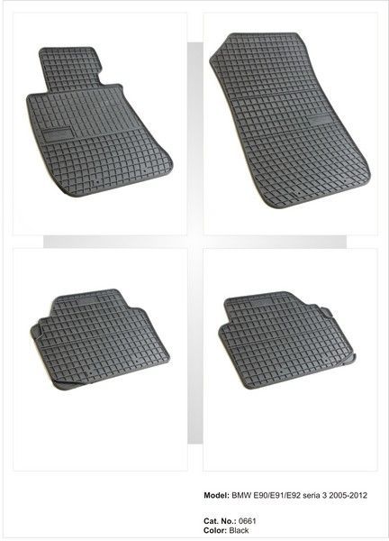 Covoare/Presuri /Covorase cauciuc BMW E46/E90/E91 seria 3 2005-2012