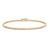 Brățară tenis, aur14k cu diamante 1ct