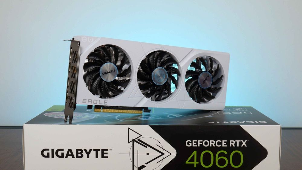 Placa video RTX 4060 Gigabyte EAGLE OC ICE 8GB