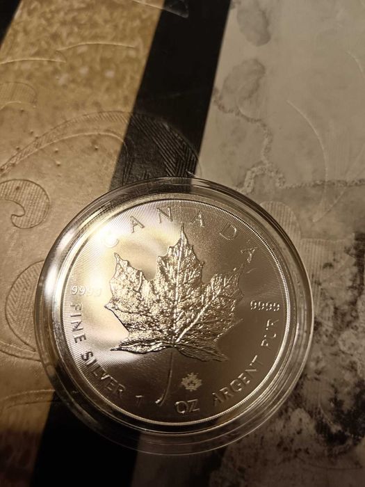 Сребърни монети 1 оz 999 Кругерранд Британия Кленов лист
