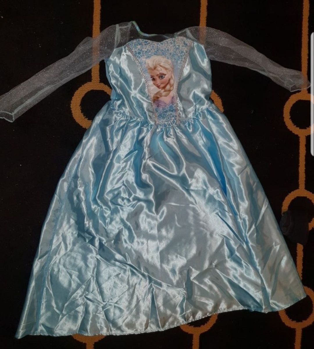 Rochie elsa disney frozen jucarii jocuri copii rochite fete 5, 6,7 ani