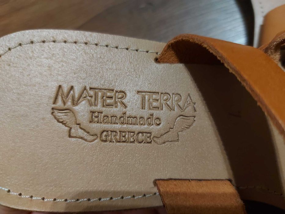 Slapi/papuci dama noi, piele naturala, nr.37, maro