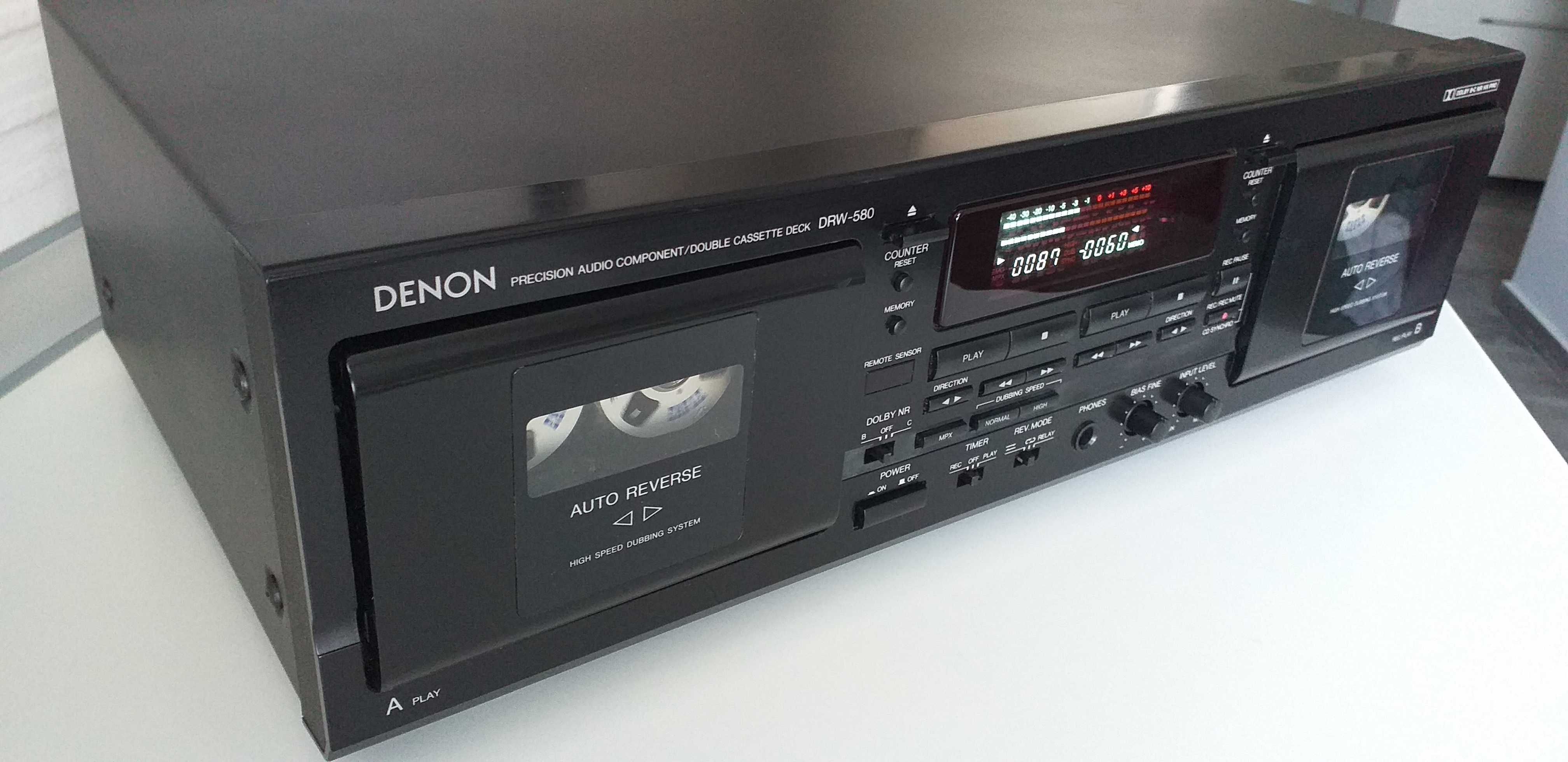 Casetofon autorevers dublu DENON-DRV580