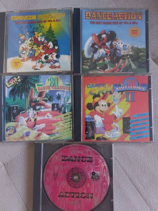 Lot de 5 cd uri cu hiturile anilor 80