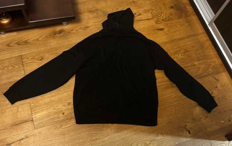 Hanorac New Yorker (FSBN) Negru Relaxed Fit