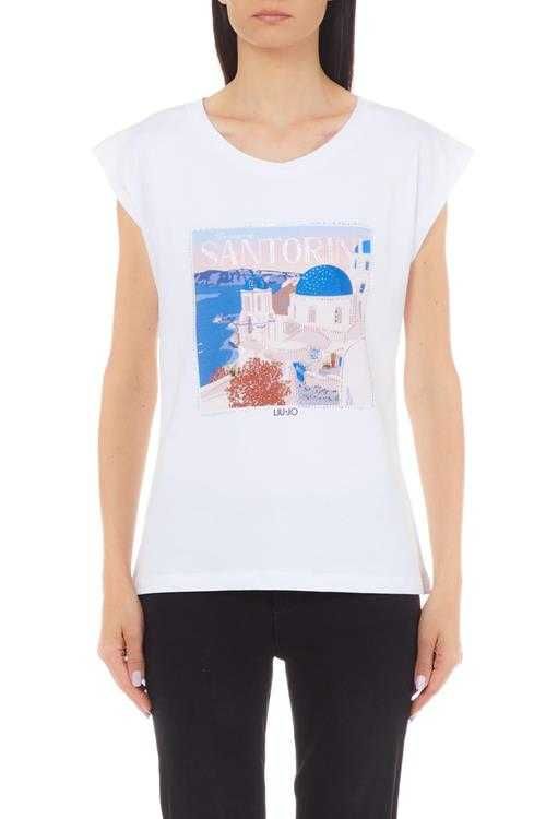Оригинална дамска тениска, LIU JO, Santorini