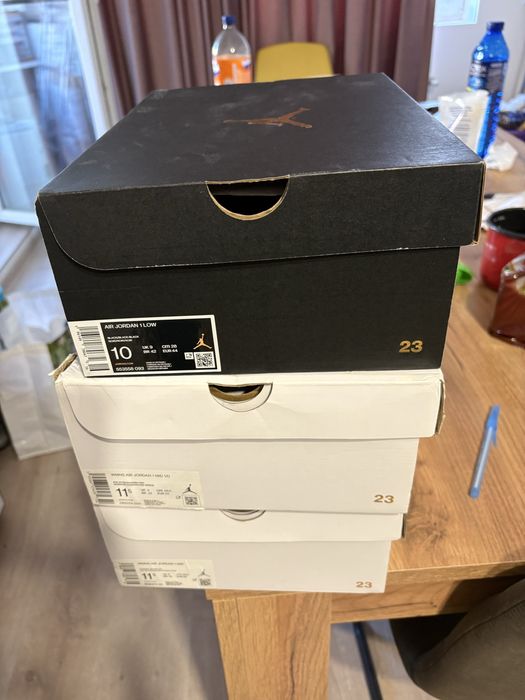 3 perechi de Jordan 1 low/mid