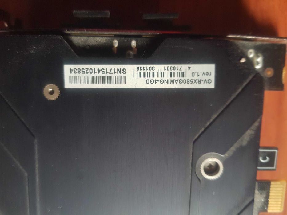 Placa video RX 580 Gigabyte