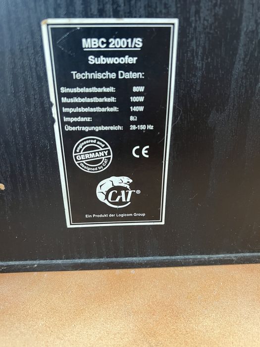Subwoofer pasiv CAT 100W