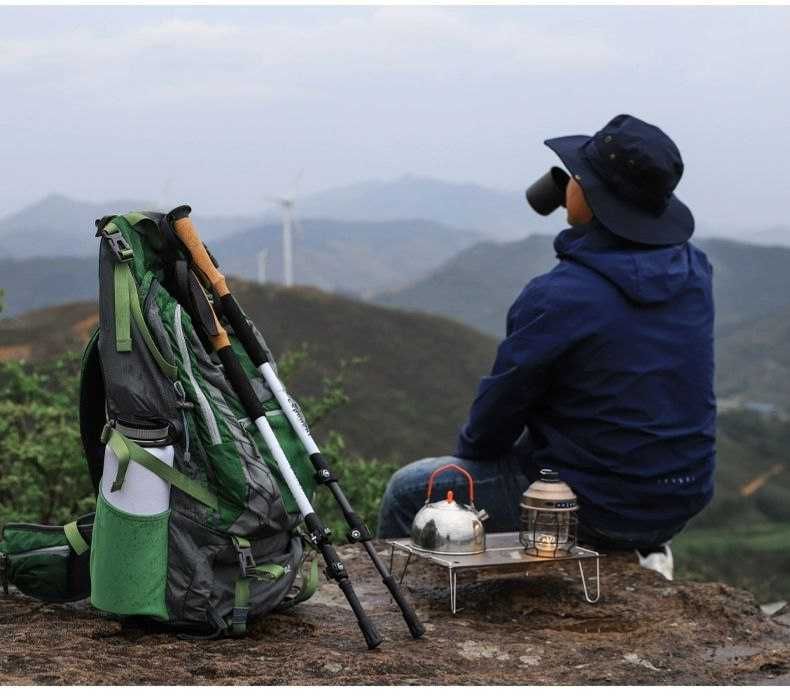 Exponent трекинговые палочки с пробковой ручкой металлические клипсы