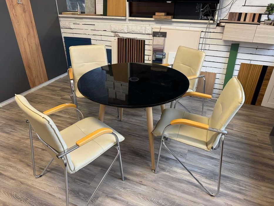 Кръгла маса и 4 стола