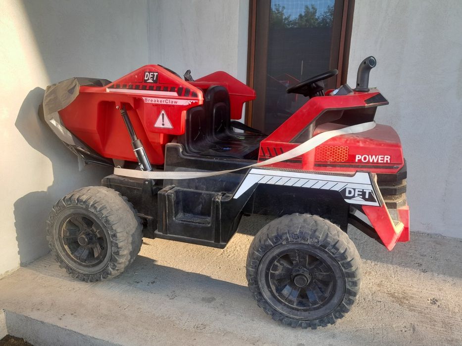 Masinuta electrica Mappy Basculanta 4x4, Rosu