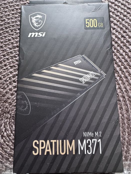 Новый ssd 500GB MSI Spatium M371