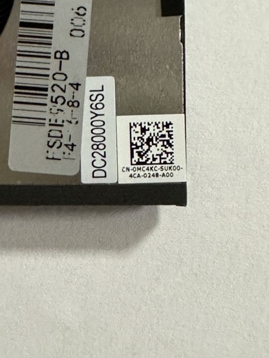 Cooler placa video laptop DELL DC28000Y6SL