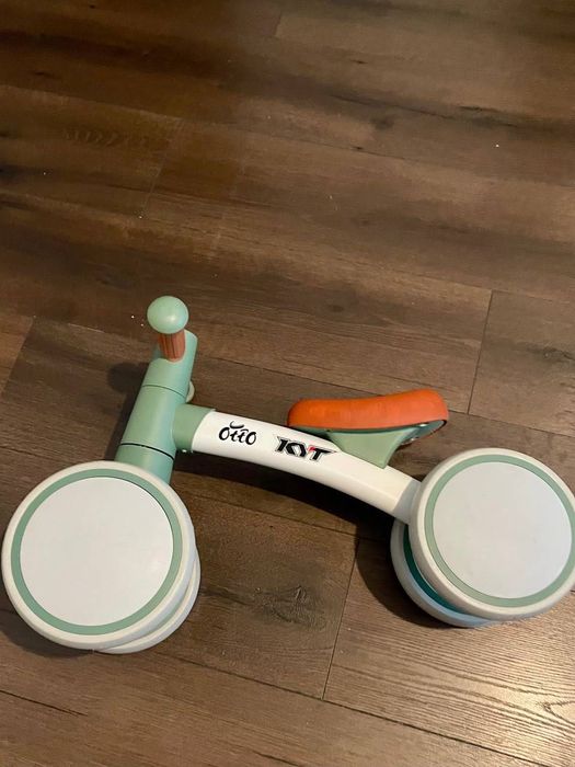 Bicicleta bebe otto - verde - varsta 1-3 ani
