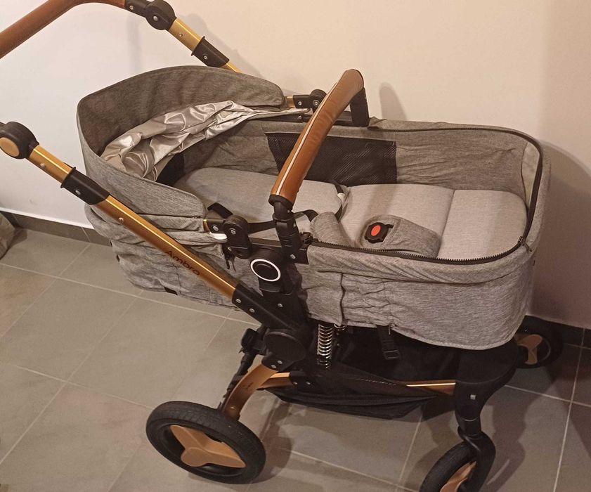 Cărucior 3in1 Coccolle Ambra gri