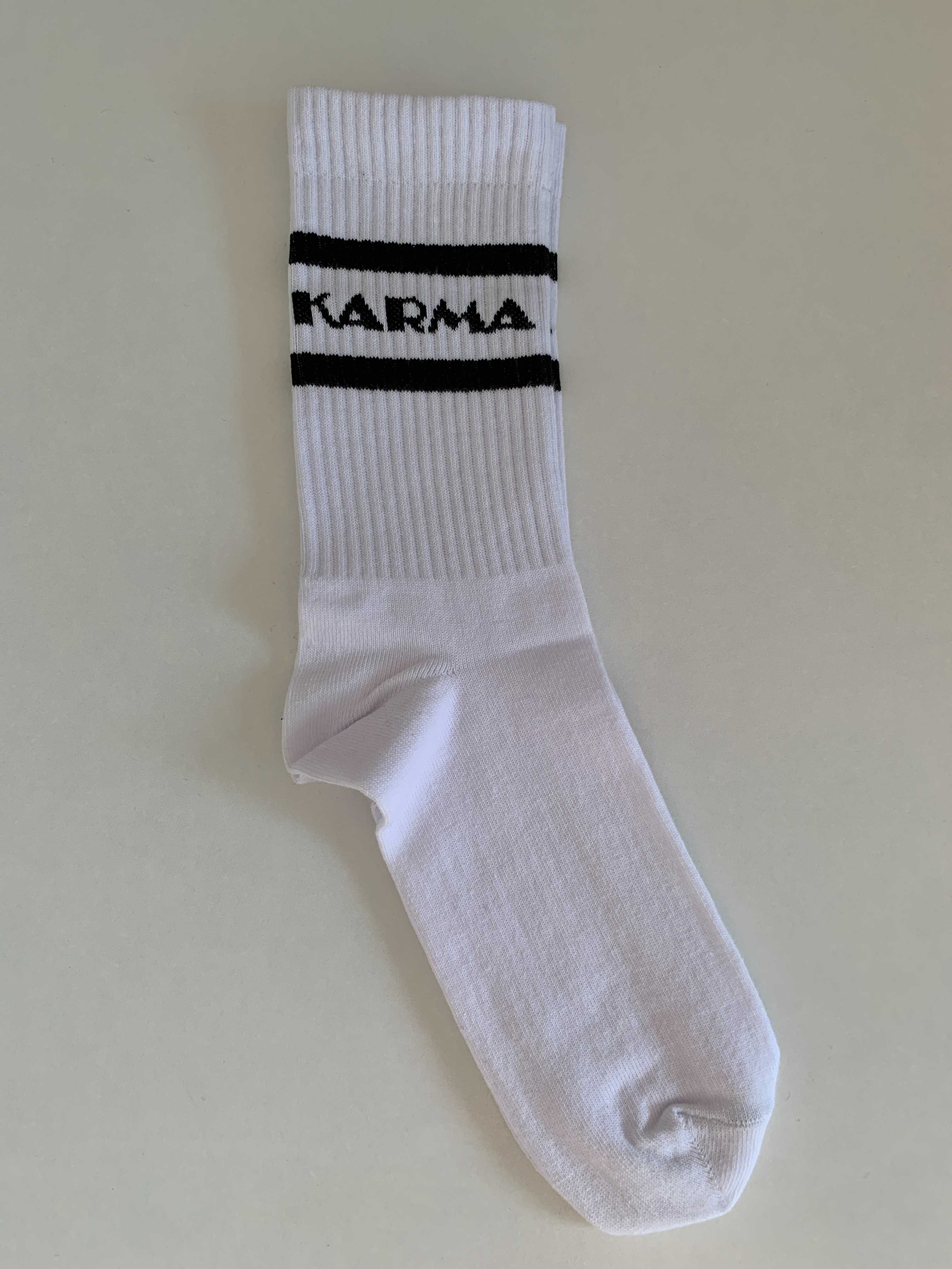 Бели чорапи - унисекс модел, Бели чорапи Карма