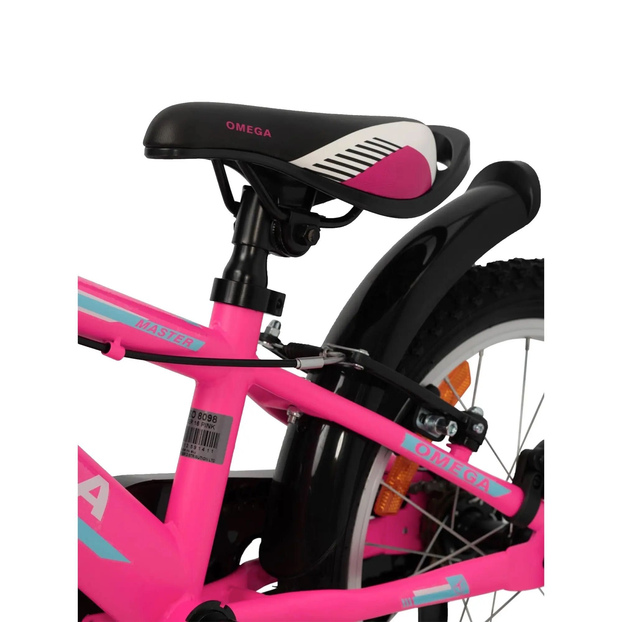 Bicicleta copii Omega Master 16 inchi - fete - roti ajutatoare