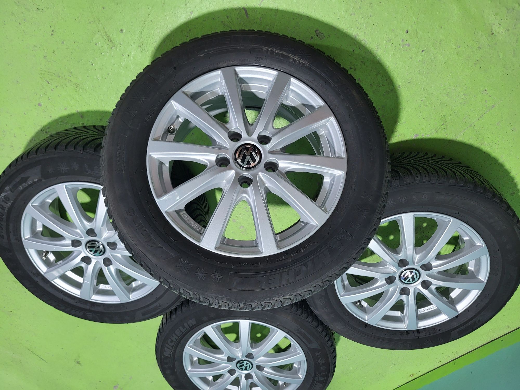 16 5x112 Vw Passat Touran Caddy Skoda 5х112 215/60/16 Michelin
