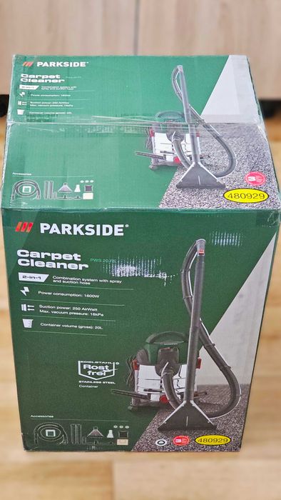 Перяща прахосмукачка PARKSIDE PWS 20 F5 + 1 л препарат Karcher