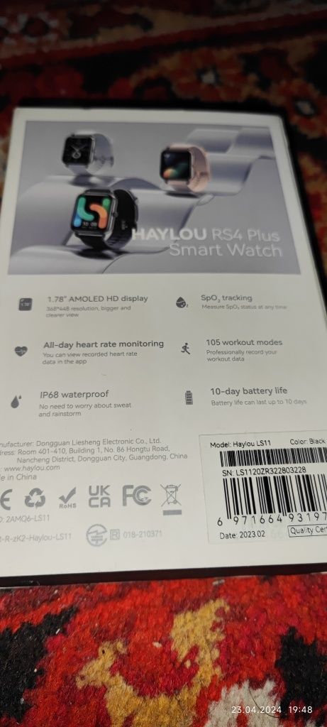 HAYLOU RS4 Plus smart Watch