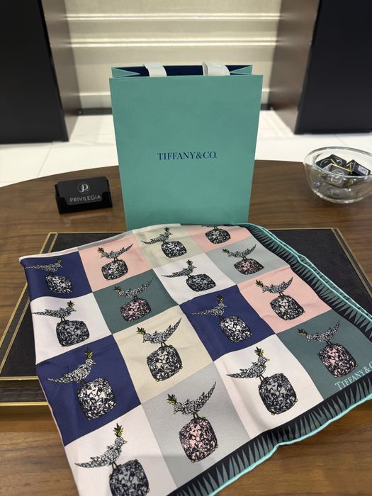 NEW Платок Tiffany & Co Bird on a Rock 720206