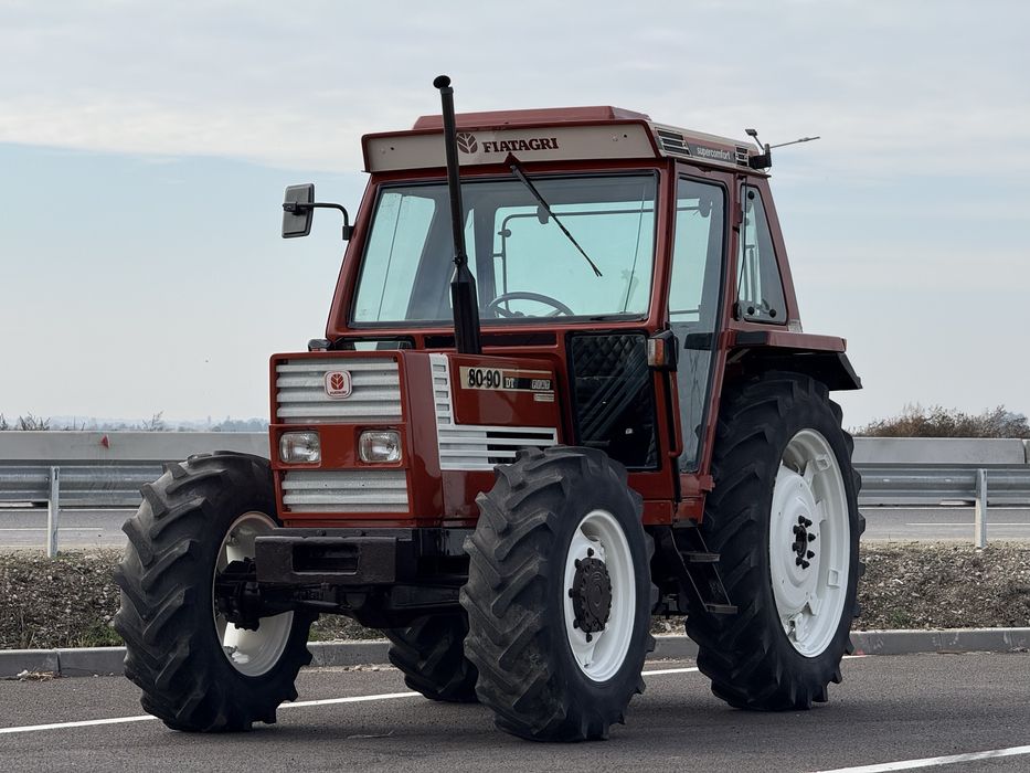 Tractor Fiat Agri 80-90 ore 3942 an 1990 Supercomfort import Danemarca
