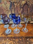 Set elegant de 6 pahare din cristal