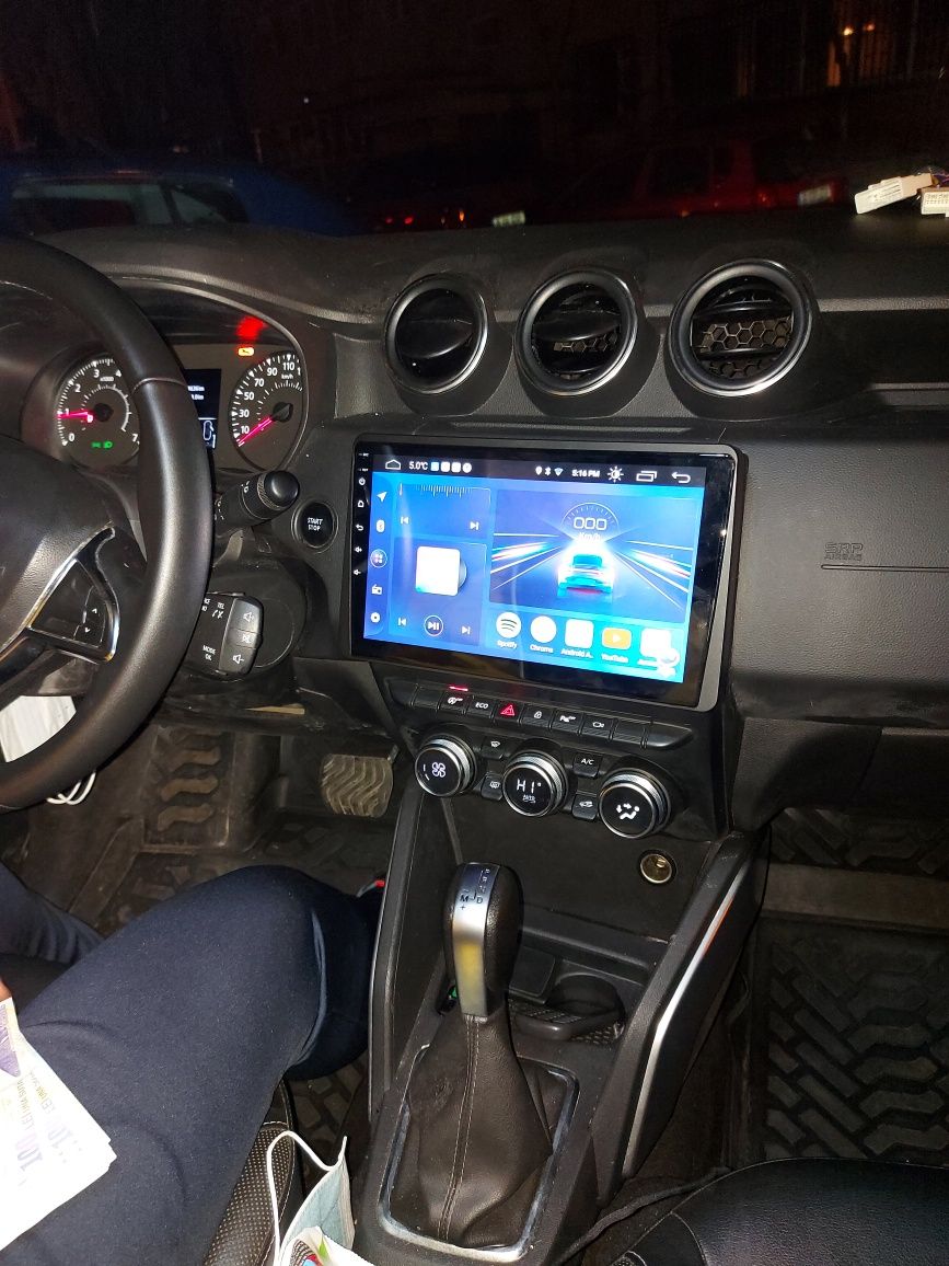 Navigatie Android Dacia Duster Waze YouTube GPS BT USB