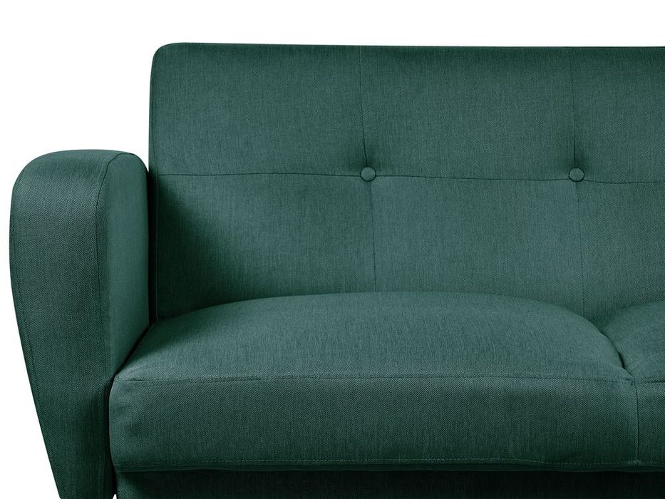 PROMOTIE! NOU Canapea extensibilă "FLORLI", click-clack, verde