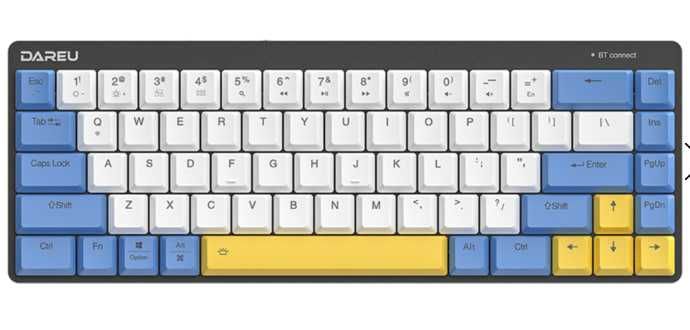 Клавиатура Dareu EK868 синий