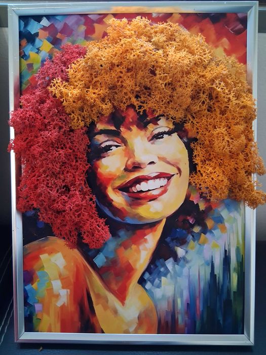 Картина от скандинавски мъх